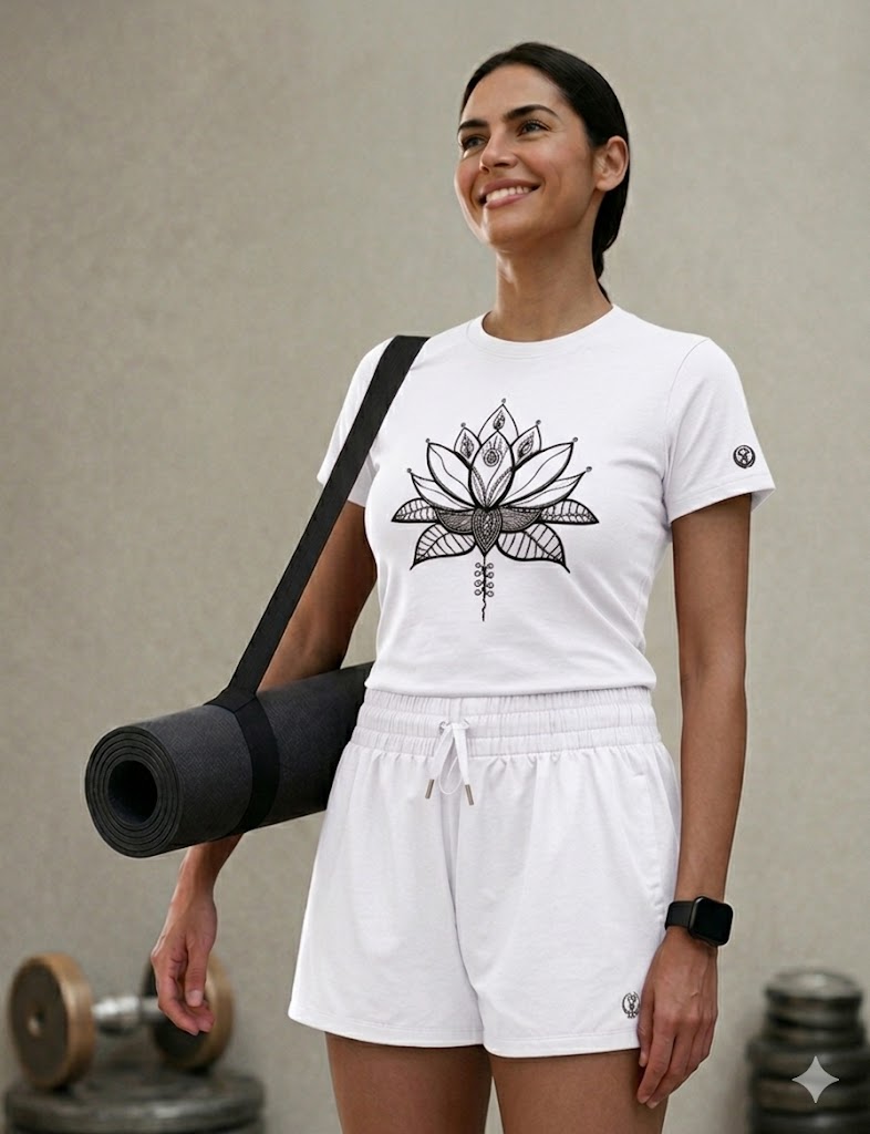 The Line Lotus Tee