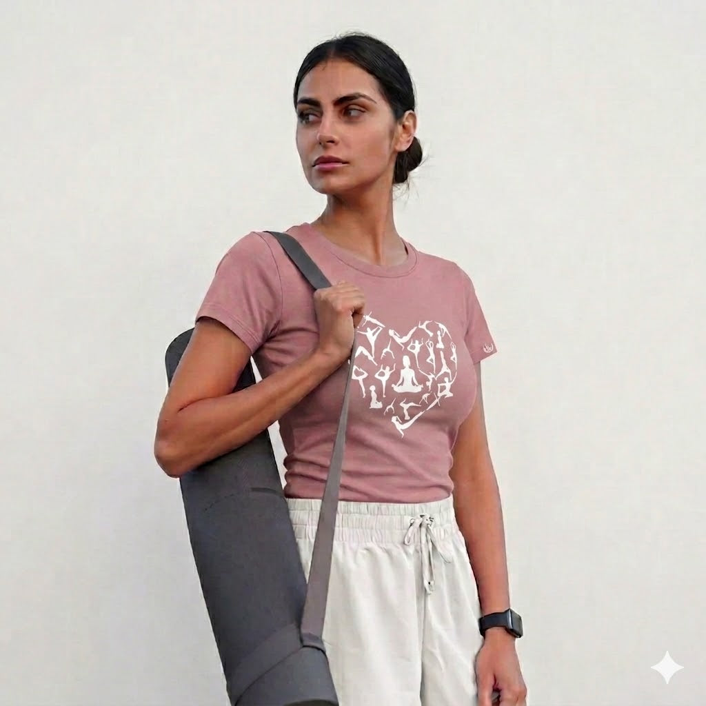 Heart Yoga Asana Tee