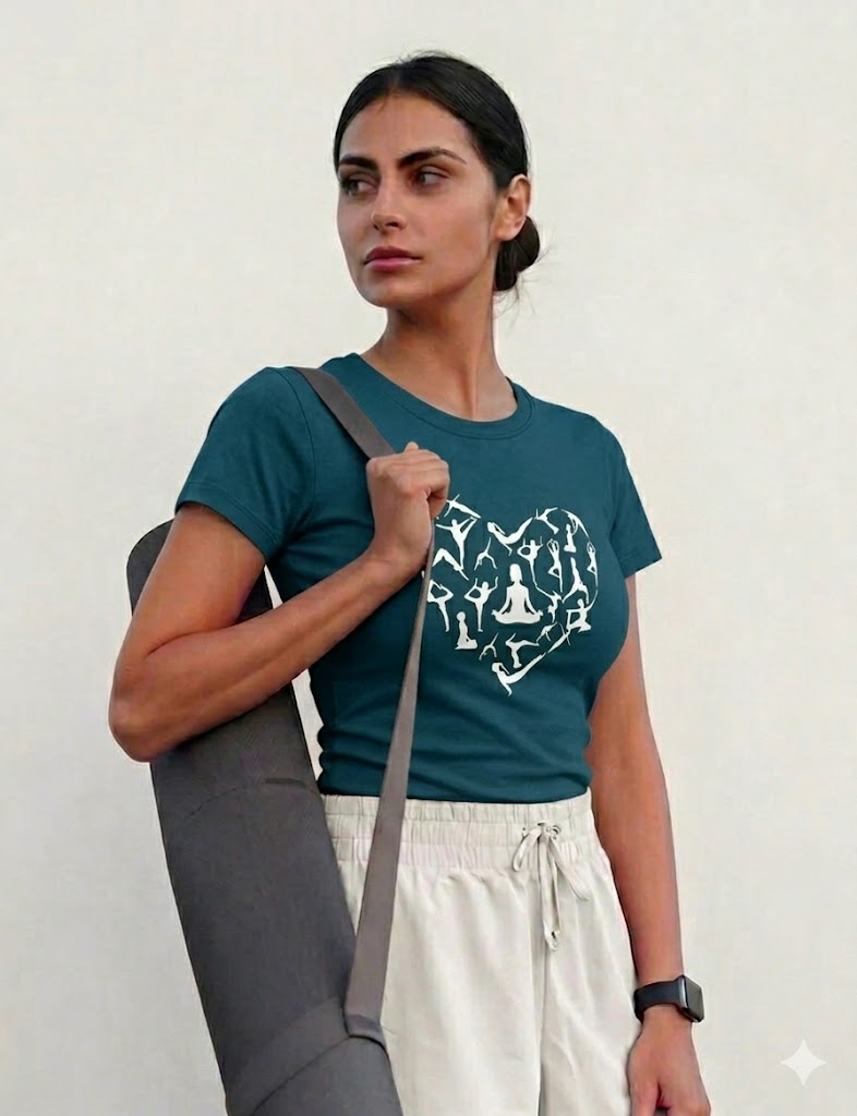 Heart Yoga Asana Tee