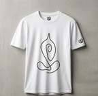 Namaskara line-art tee