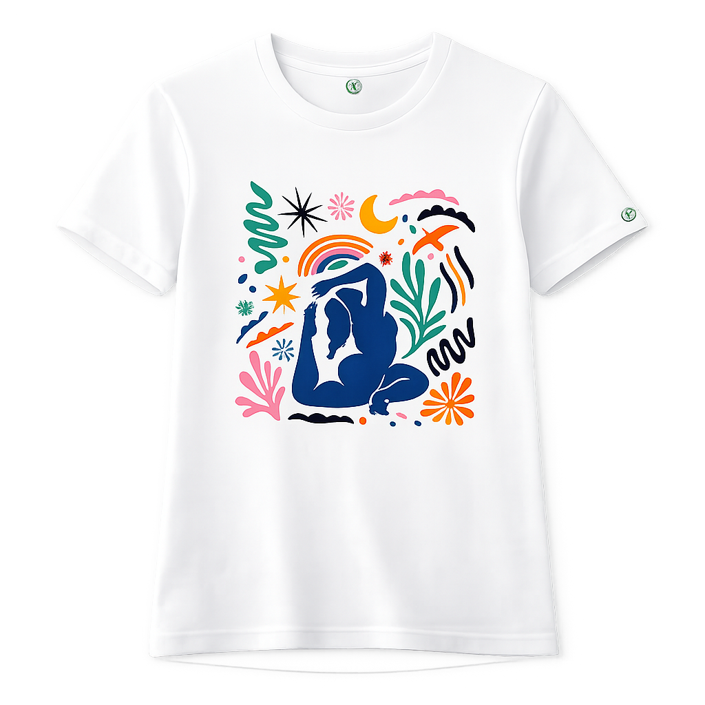 The dribble yoga tee